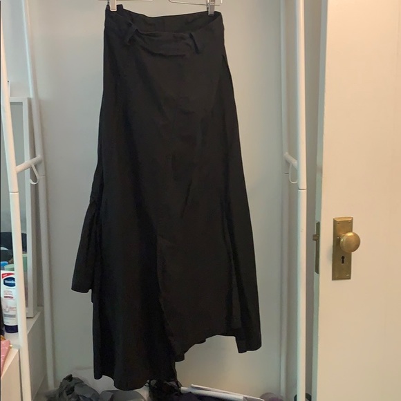 3.1 Phillip Lim Navy Layered Asymmetrical Skirt - Picture 4 of 13